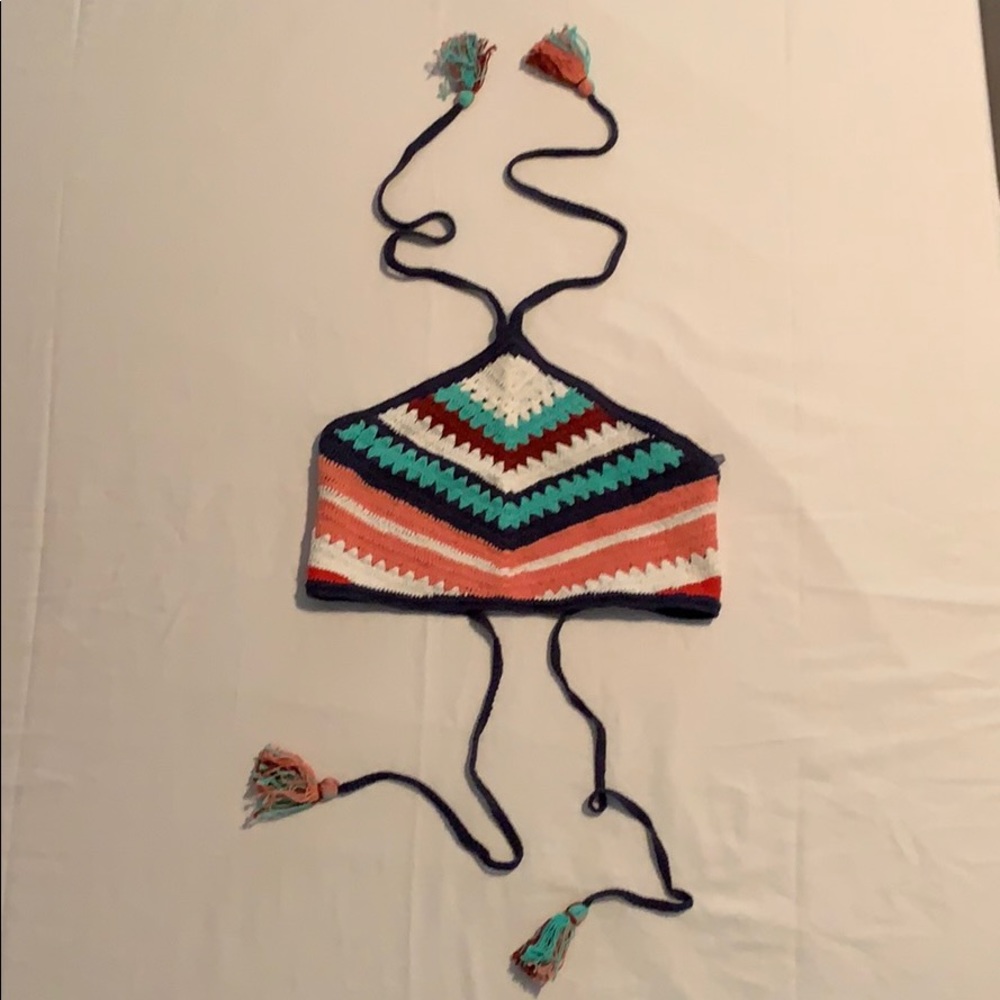 Aerie Crochet Swim Top